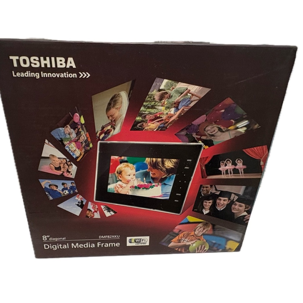 Toshiba Black Digital Media Frame
